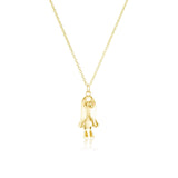 Cute Gold Ghost Pendant