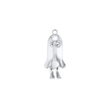 Cute Silver Ghost Pendant