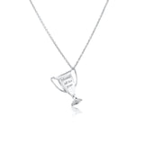 Small Silver Trophy Pendant