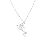 Mother of the Year Silver Trophy Pendant