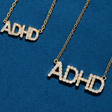 "ADHD" Diamond Nameplate