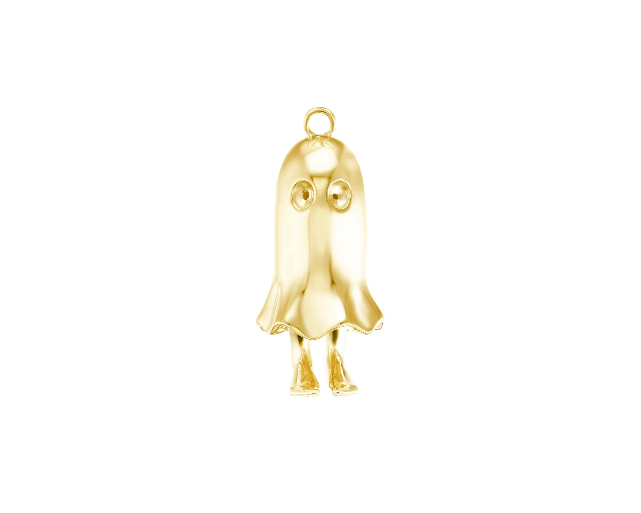 Gold Ex Ghost Pendant