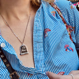 Grande Silver Gravestone Pendant