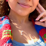 Silver Analog Phone Pendant