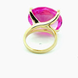 Pink Topaz Cocktail Ring