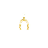 Gold Parting Gift Horseshoe Pendant