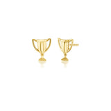 Gold Micro-mini Trophy Studs