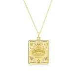 Gold Large Ouija Board Pendant