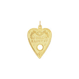 Gold Ouija Slider Pendant