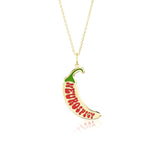 Gold 'Neurospicy' Pepper Pendant