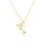 Small Gold Trophy Pendant