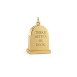 Grande Gold Gravestone Pendant
