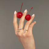 Silver Micro-Mini Trophy Ring