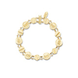 Gold abortion pill bracelet