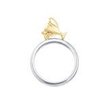 Mixed Metals Micro- mini Trophy Ring