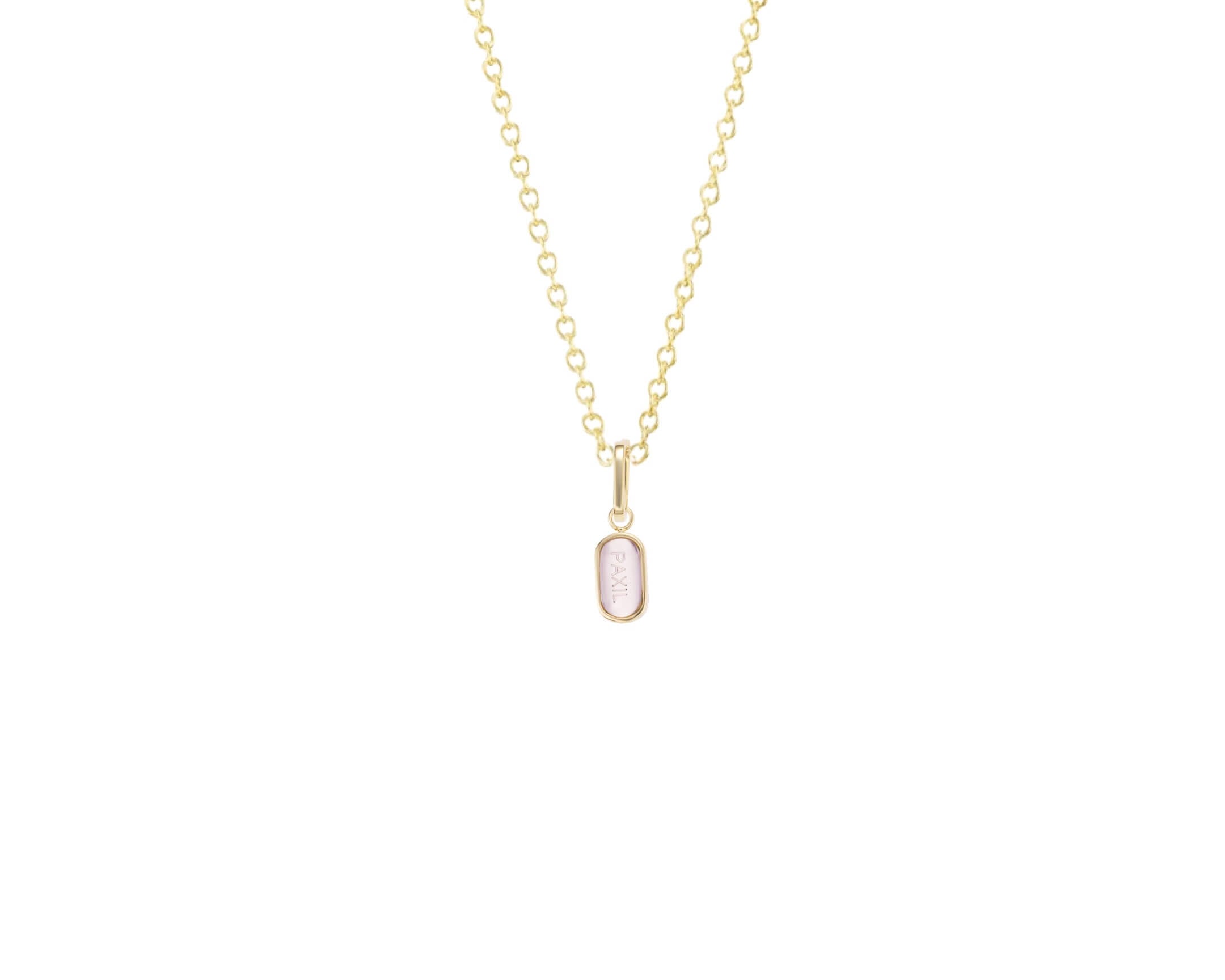 Rose Quartz Paxil Pendant