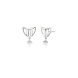 Silver Micro-mini Trophy Studs