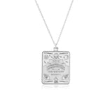 Silver Large Ouija Board Pendant