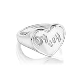 Silver "Oy Vey" Ring