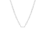 Silver Paperclip Chain