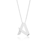 Silver 'A is for' Pendant