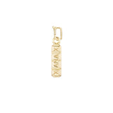 Gold Xanax Bar Pendant