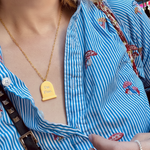 I'm Fine Necklace in Yellow Gold